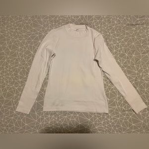 White knit sweater, Size S, soft